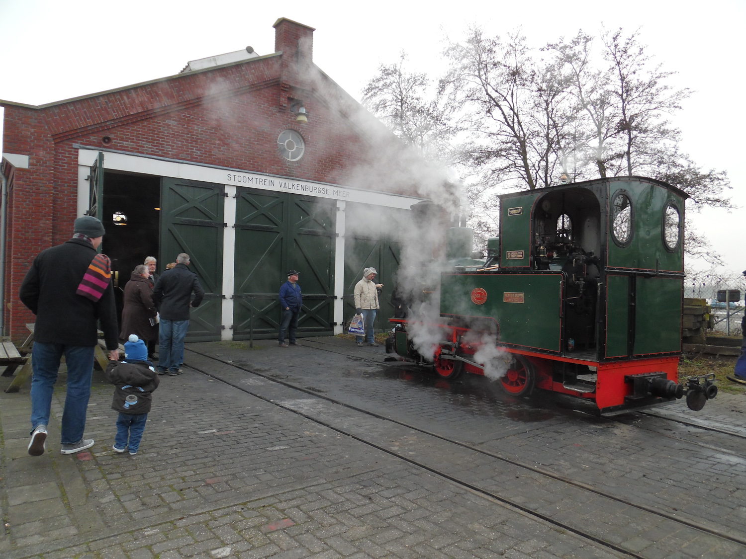Visit to the Steam train Katwijk Leiden museum